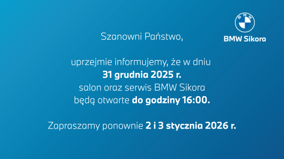 GODZINY OTWARCIA 31.12.2025 r.